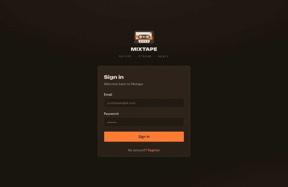 Mixtape: Music Streaming Platform